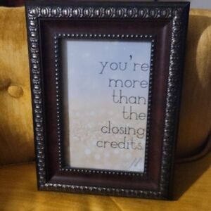 Elegant Brown and Silver Photo Frame